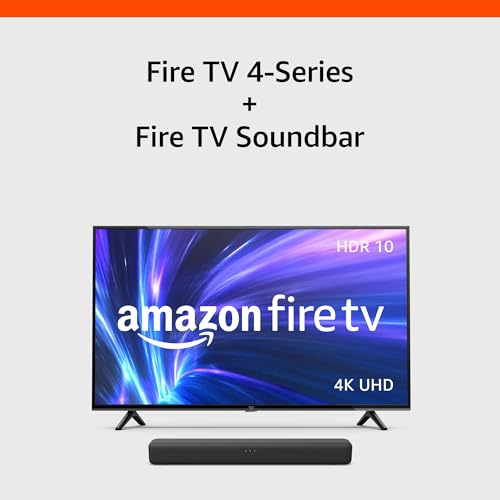 Amazon Fire TV 55" 4-Series 4K UHD smart TV with Alexa Voice Remote Enhanced, stream live TV without cable