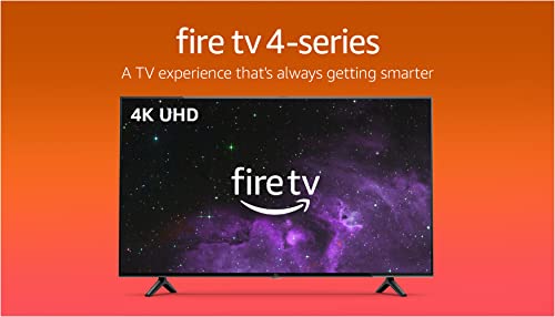 Amazon Fire TV 55" 4-Series 4K UHD smart TV with Alexa Voice Remote Enhanced, stream live TV without cable