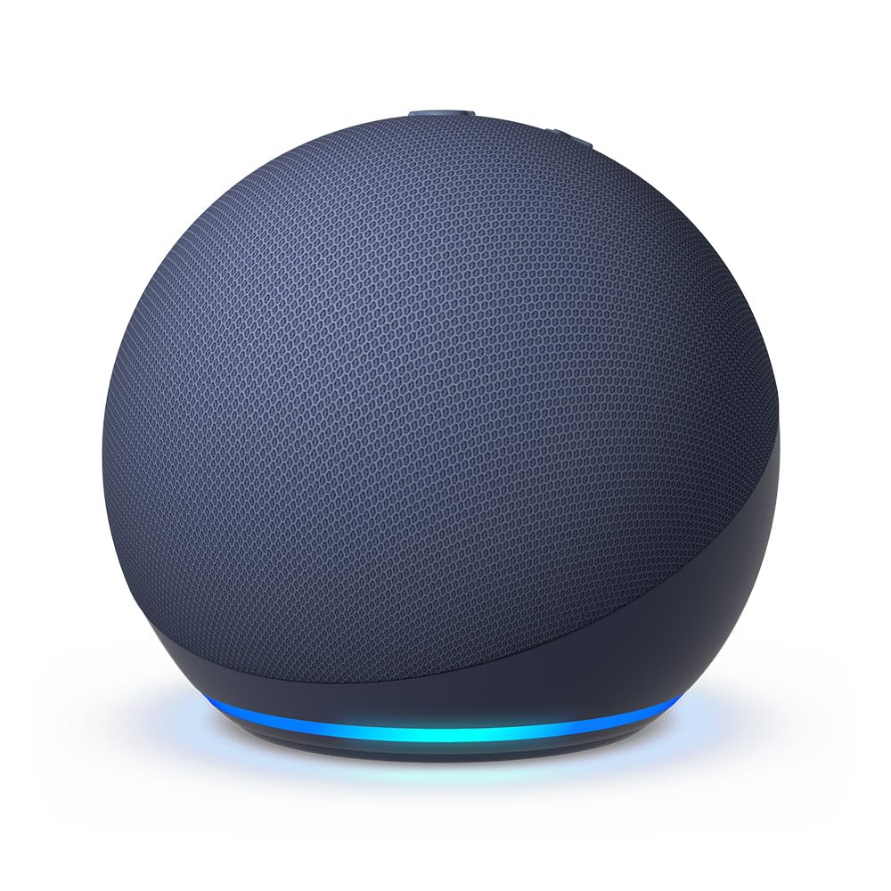 Amazon Echo Dot (newest model), Vibrant sounding Alexa speaker, Great for bedrooms, dining rooms and offices, Glacier White