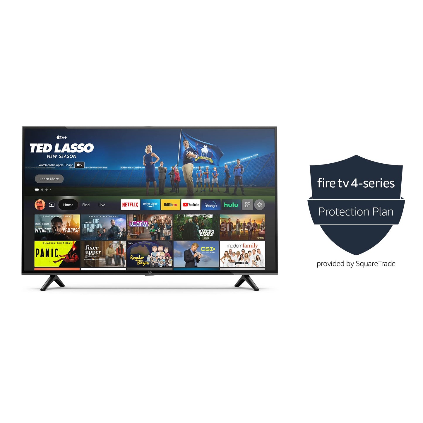 Amazon Fire TV 55" 4-Series 4K UHD smart TV with Alexa Voice Remote Enhanced, stream live TV without cable