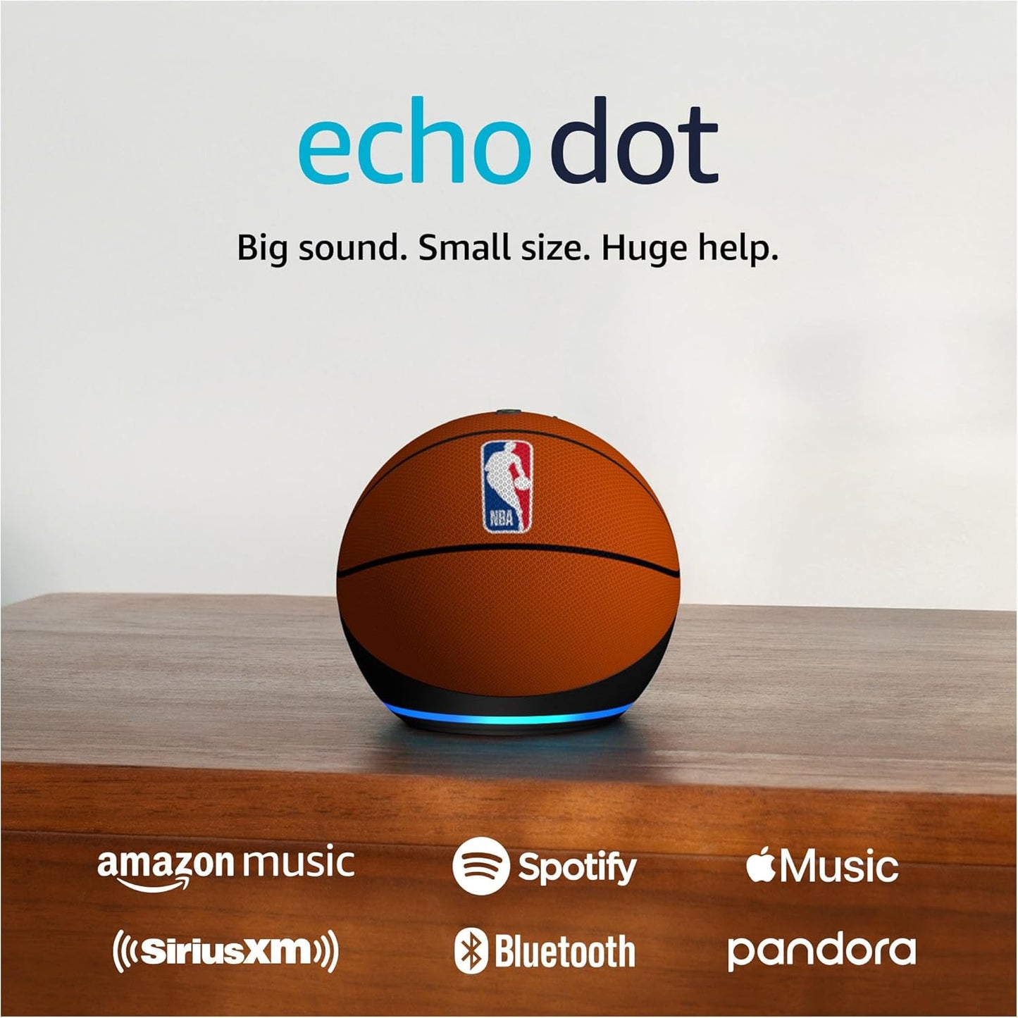 Amazon Echo Dot (newest model), Vibrant sounding Alexa speaker, Great for bedrooms, dining rooms and offices, Glacier White